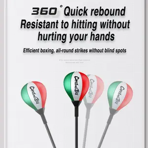 Boxing Reflex Ball, Boxing SpeedReflex Ball, Body Exercise, Speed BalAdjustable,360° Rebound, HomeBoxing Target, Standing Punching Bag,Training Equipment, Stress ReliePunching Bag, Stress Reduction
