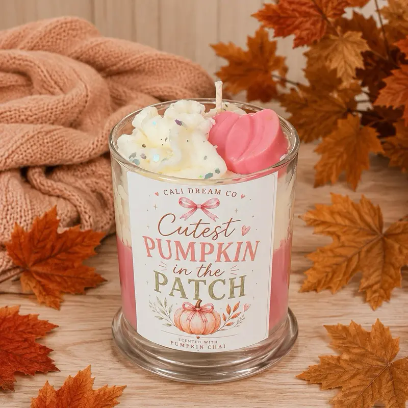 Pumpkin Chai Candle | Pink Decor