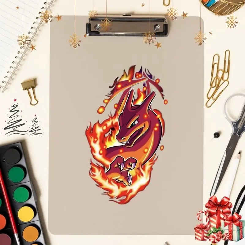 Charizard Peeker Sticker | Vinyl waterproof sticker | Gift for Game lovers Craft