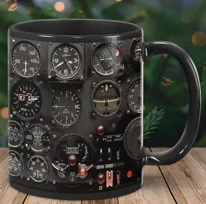 Pilot Gift Coffee Mug Pilot Pilot Indicator Airline Mechanic Gift Aviation Coffee Mug