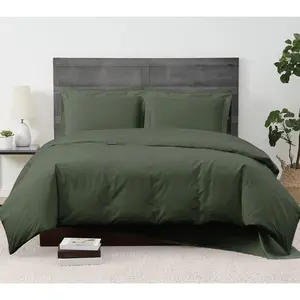 Cannon Solid Percale 3-Piece King Duvet Set