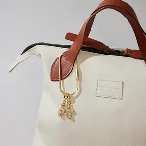 Monogram Letter Bag Charm