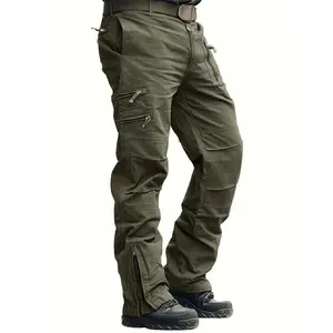 Men's Pants Wear And Scratch Resistant Field Training Pants Outdoor Mountaineering Camping Multi-Pocket Cargo Work Pants Daily Commuting Work Seasonal Pants Training Team Work Rip Resistant Pants