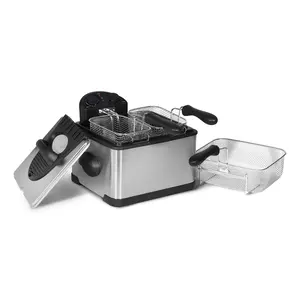 MegaChef 4-Quart Stainless Steel Electric DeepFryer