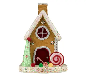 Northlight 13" Gingerbread Candy House Christmas Decoration