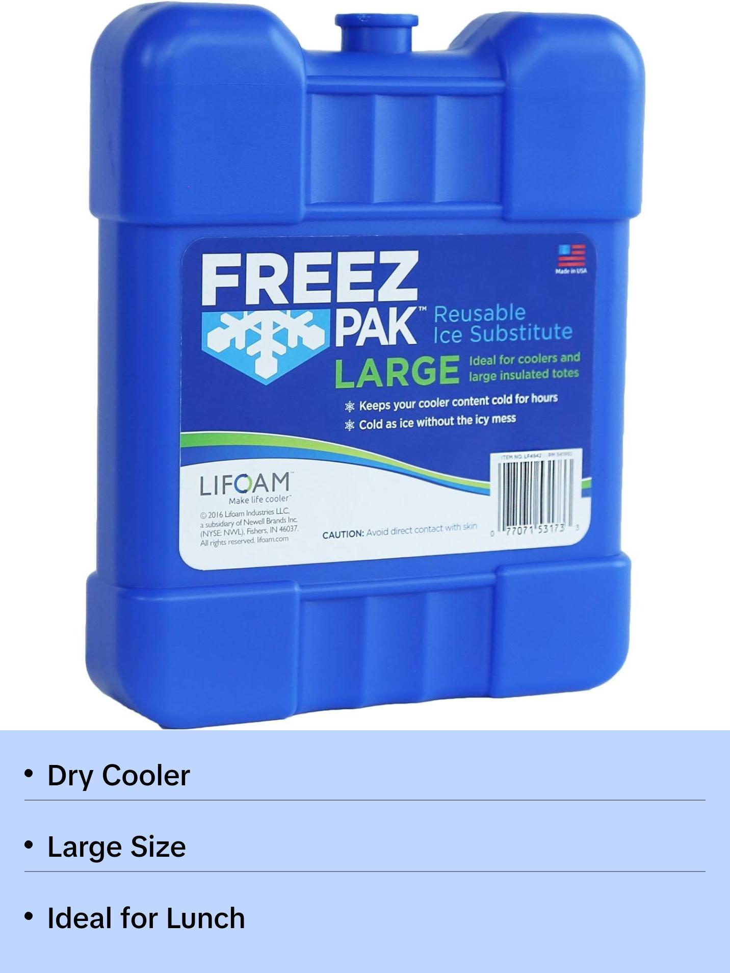 Freeze Pack Large 7.5 x 7.3 x 1.5 Inch 1035041