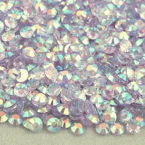 Transparent Lt Amethyst AB Resin Rhinestones