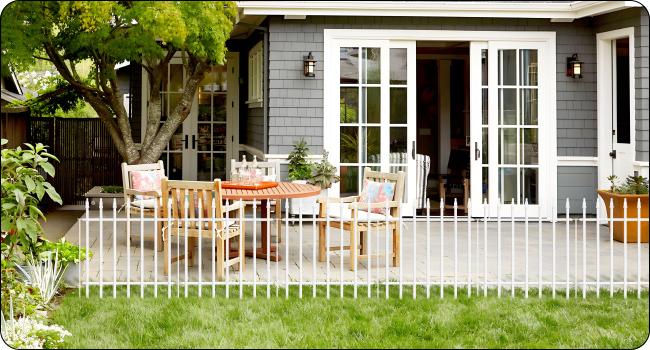 White Metal Garden Fence — 24" Wide x 24" High (Set of 5 Panels, 10 ft Total Length) — Decorative Folding Border Fence for Flowerbeds, Yard Landscaping, and Animal Barriers