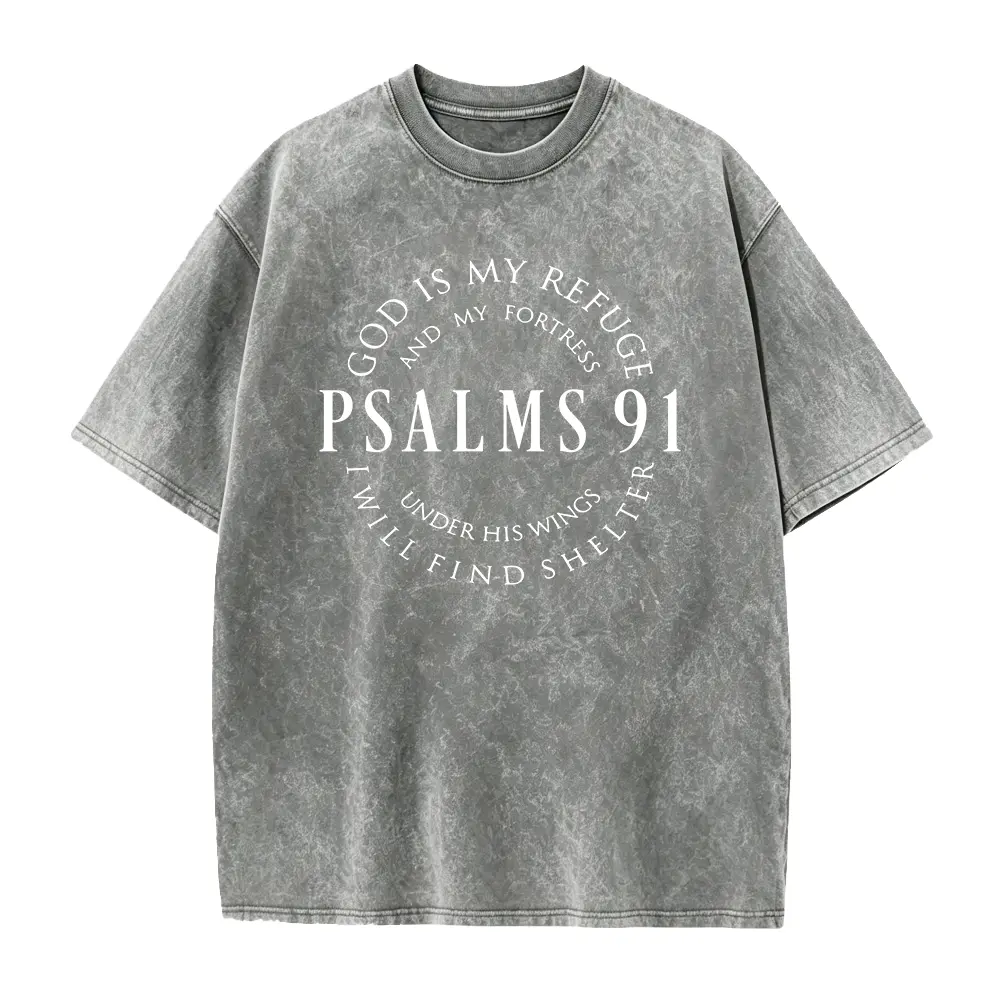 Religious Gift, Christian T Shirt, Christian Clothing, Bible Verse Shirt, Jesus Shirt, Religious Shirt, Jesus Love Tee, Psalms 91 T Shirt