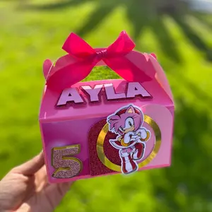 12 Amy Rose Gable Boxes, Amy Rose Treat Boxes