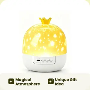 Dreamy Starry Sky LED Indoor Projection Lamp, Girl's Birthday Gift, Novelty Home Lighting Decor