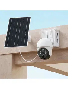 10w Panel Solar Cell Powered Adjustable Rotation for Low Voltage Surveillance Cameras, Third Generation Emergency Charger for Outdoor Travel Camera Doorbell Light Phone Fan