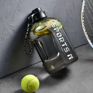 Large Capacity Water Bottle, Heat-Resistant Tumbler for Men and Women, Fitness Sports Water Jug, Big Belly Cup with Straw