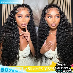 [Summervibes] Alipearl Hair Dutch Pre Braided Deep Wave Stylist Wig Ready To Go Glueless 13x4 Lace Frontal Wig Pre Styled Pre Everything Wig