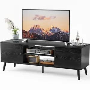 TV Stands for Bedroom, Entertainment Center with Storage, Television Console Table up to 55" for Living Room Furniture, OneSize