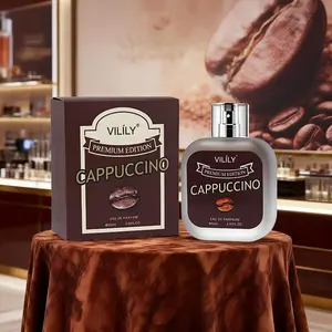Cappuccino Premium Edition Men's Cologne Perfume Eau de Parfum EDP Perfume Spray, 60ML Long-Lasting Elegant Food Scent, Jasmine Vanilla Chocolate Musk Amber, Perfect Gift for Birthdays Dates Work Special Occasions
