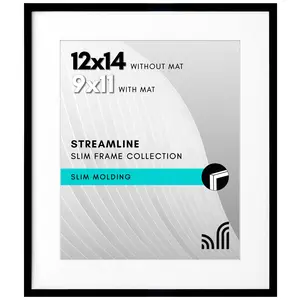 Thin Border Picture Frame | Shatter-Resistant Plexiglass - Americanflat