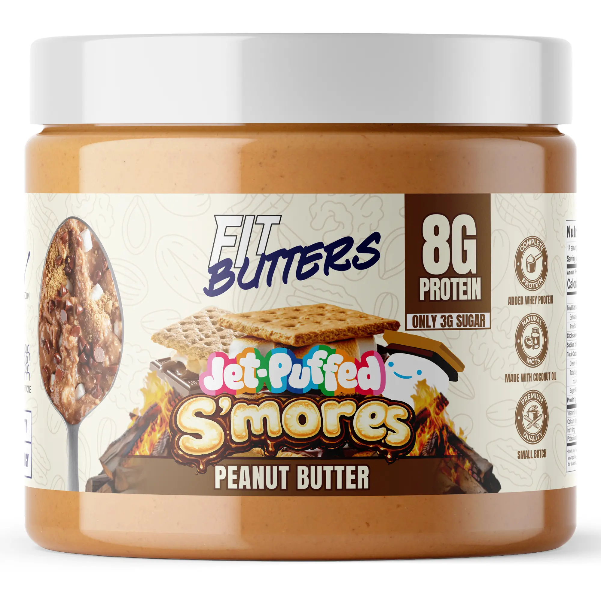 Fit Buttes JET-PUFFED S'Mores Peanut Butter Fit Buttes JET-PUFFED S'Mores Peanut Butter