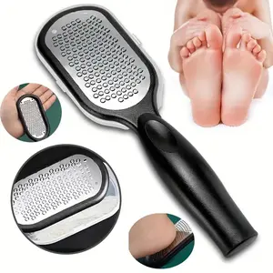 1 Pcs Professional Compact Stainless Steel Callus Remover Foot File Foot Rasp Scraper Pedicure Tools Dead Skin Remove for Heels Feet Care Products
