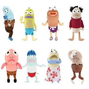 SpongeBob SquarePants Plush Series Passerby Fish 35cm Plush Toy