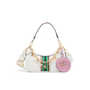 Wicked x ALDO Madeinoz White Shoulder Bag with Gold Charms