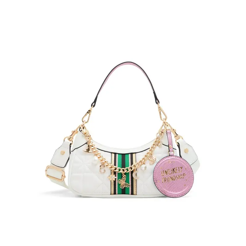 Wicked x ALDO Takeflight Black Platform Sandal with Gold Charms