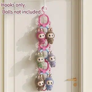 Multifunctional Doll Hook, 1 Count Colorful Multi-Purpose Hanger, Plush Toy Storage Organizer, Doll Display Hanger, Hat Hook, Versatile Wall Hook, Holder