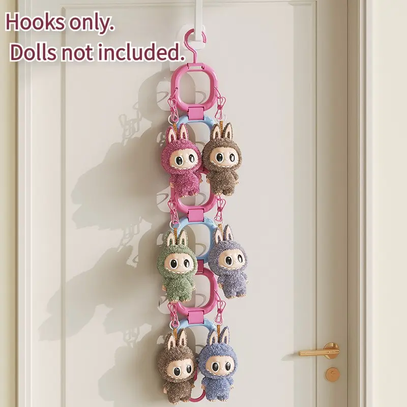 Multifunctional Doll Hook, 1 Count Colorful Multi-Purpose Hanger, Plush Toy Storage Organizer, Door Hanging Organizer, Doll Display Hanger, Hat Hook, Versatile Wall Hook, Holder, Hanging Hooks