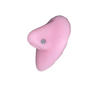 6 Diamond Nose Stud, 20G/5/16"-316L Surgical Stainless Steel, Tarnish-Free, Nickel-Free, Lead-Free, Fashion Accessories, Costume Jewelry & Accessories, Body Jewelry