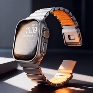 Titanium Metal Band for Apple Watch Ultra 3 Series 11 10 9 8 7 SE Silicone Magnetic Bracelet Straps for iWatch 44 45mm 46mm 49mm Wearable