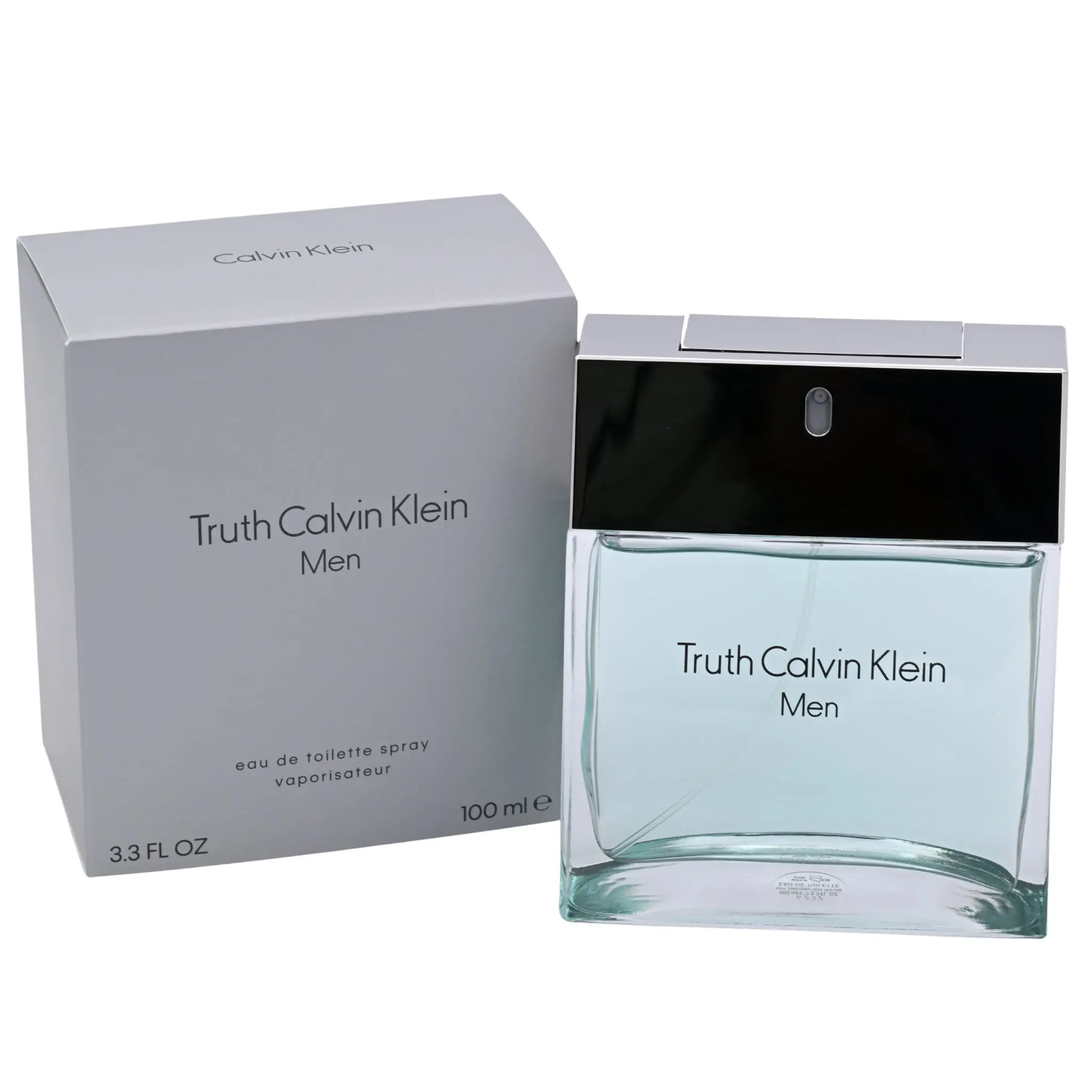 Calvin Klein TRUTH for Men EDP Perfume Spray, Aromatic Woody Scent with Basil and Cardamom Notes, 3.4 fl oz, Fragrance Scent Blend, Scented Fragrance, Clean Freshness