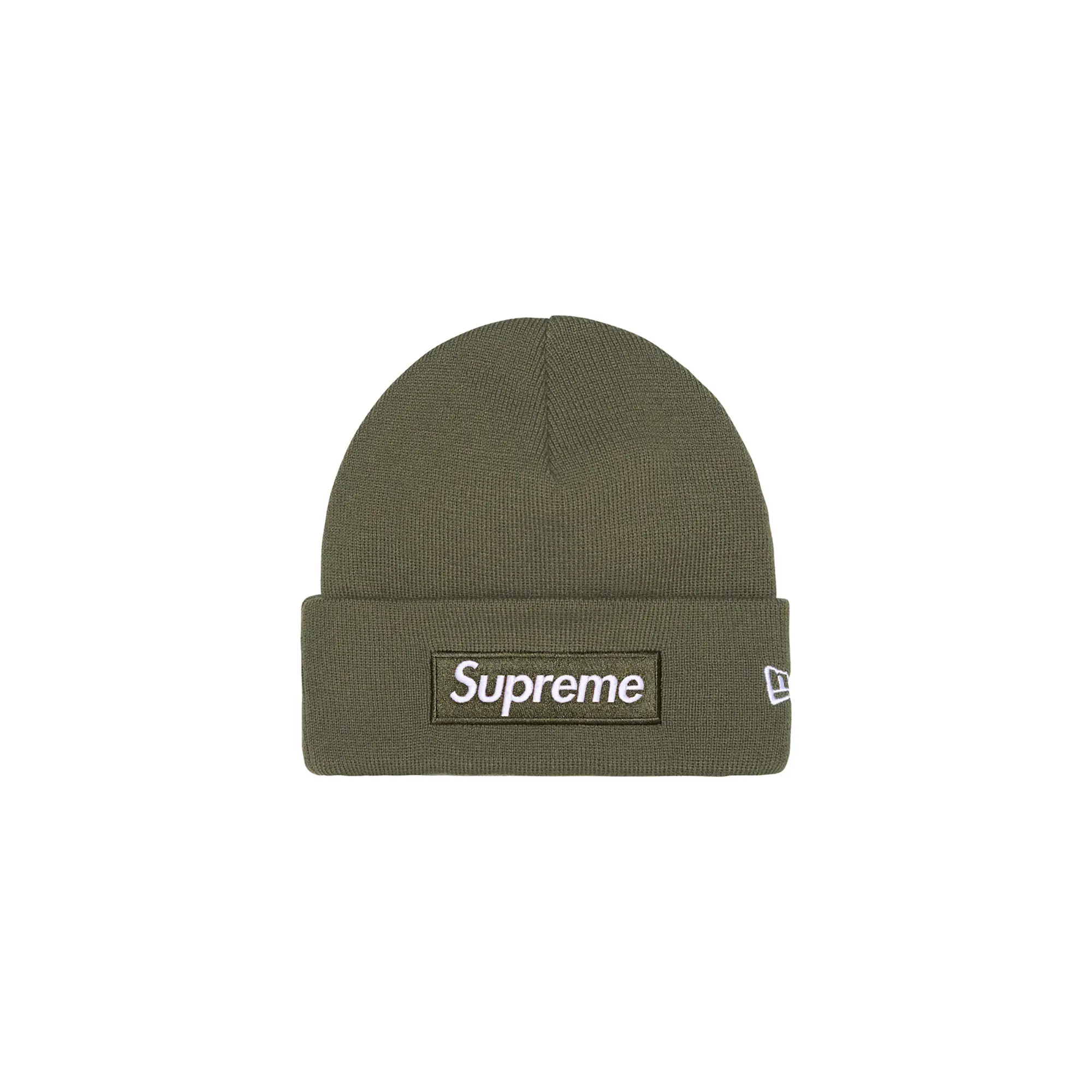 New Era® Box Logo Beanie "FW25 - Light Olive" SU26715