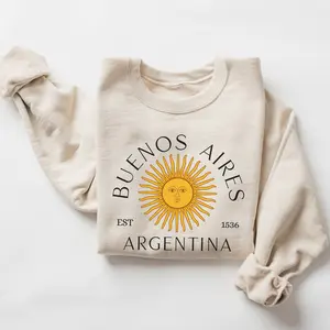 Argentina Sweatshirt, Argentina Shirt, Argentine Flag Pullover, Argentina Gift or Souvenir