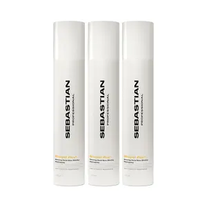 Sebastian Shaper Plus+ 3-Pack Strong Hold Non-Sticky Hairspray, Humidity-Proof, Long-Lasting All-Day 24-Hour Control,