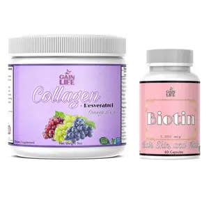 Gain Life Collagen & Biotin Daily Dietary Supplement
