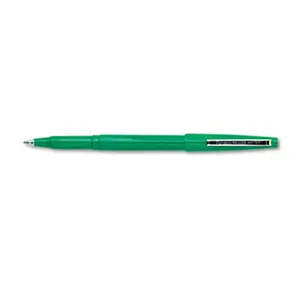 Pentel R100D Rolling Writer Roller Ball Capped Pen Green Ink Medium Dozen