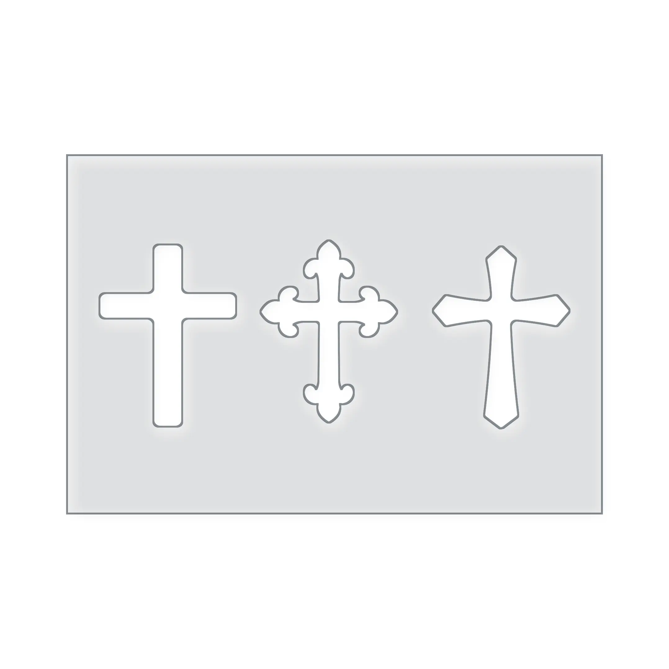 Crosses Acrylic Router Template