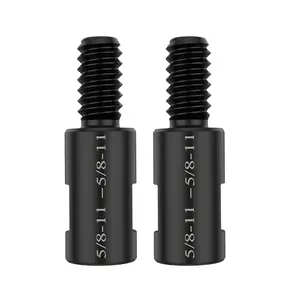 5/8''-11 Thread Angle  Extension Rod Threads Easily to Any Rotary Polisher, Angle , or Accessory with a 5/8 Thread, Such as Grinding Heads, Grinding Wheels, Grinding Discs.2PCS