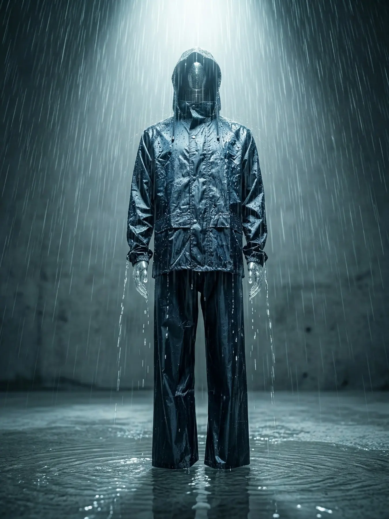 Raincoat & Pants Set, 1 Set Waterproof Windproof Rainproof Raincoat with Reflective Strip, Full Body Cover, Outdoor Raincoat for Men, Rainy Season, Rainy Days, Fishing, Cycling, Hiking, Rain Suit, Waterproof Clothes