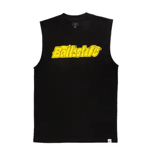 Pick Up Sleeveless Tee in Black