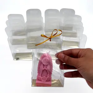 Clear Gift Boxes with Handle – Pack of 30 – Transparent Favor Packaging Boxes