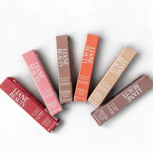 Liane Beauty Hydrating Lip Balm Butter - Organic Compact Daily Moisturizer with Fruit Flavors - 4g Squeeze Tube for Nourishing Lips Moisturizing Moisture Hydrate - Gentle Formula