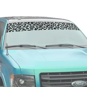 High Quality Windshield Banner Decal, Matte Black, 12"x64" Size