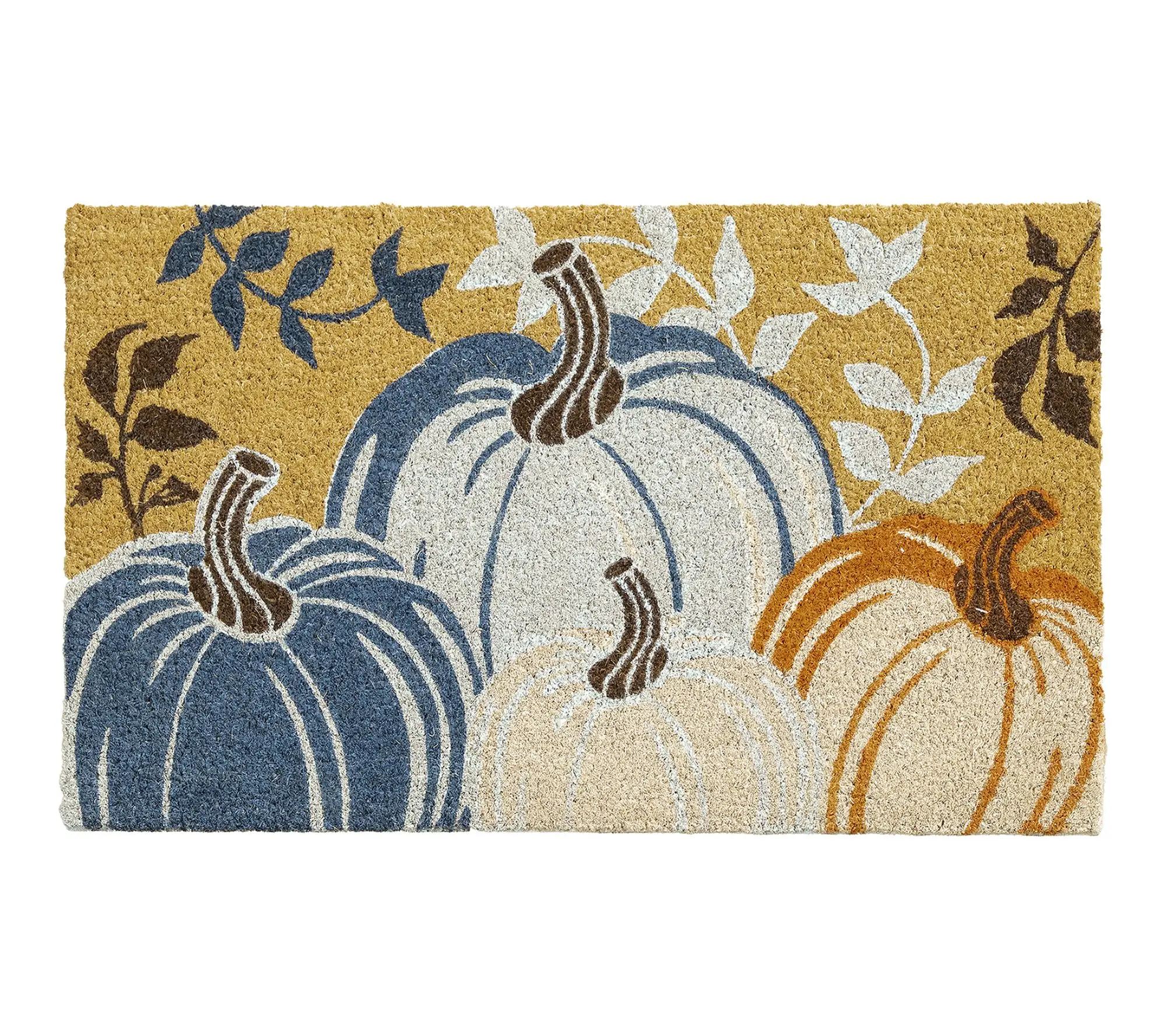 VCNY Home Multicolor Bold Pumpkins Outdoor CoirDoormat