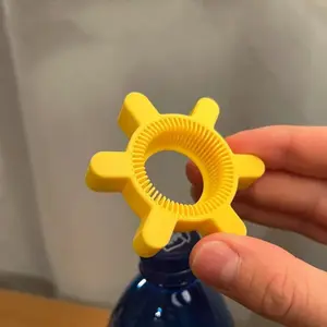 Plastic Bottle Opener Tool for Drinks, Kitchen Rotating Bottle Opener, Convenient Universal Plastic Bottle Opener, 3D Printed Home Use