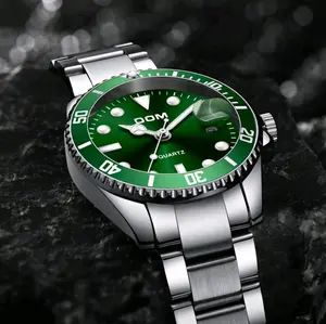 Men's Quartz 50 Meter Waterproof Wrist Watch. Water Ghost Series