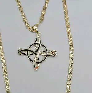 witch knot fashion chain gold-plated 24"inches