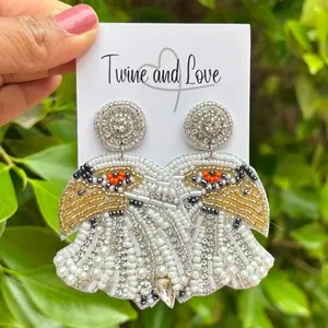 Eagle Beaded Earrings
