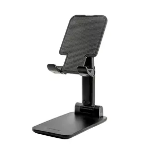 Select TS Adjustable Phone Stand with Non-Slip Surface Extendable Arm & Pivoting Mount for Calls Photos & Videos Foldable to Card Size