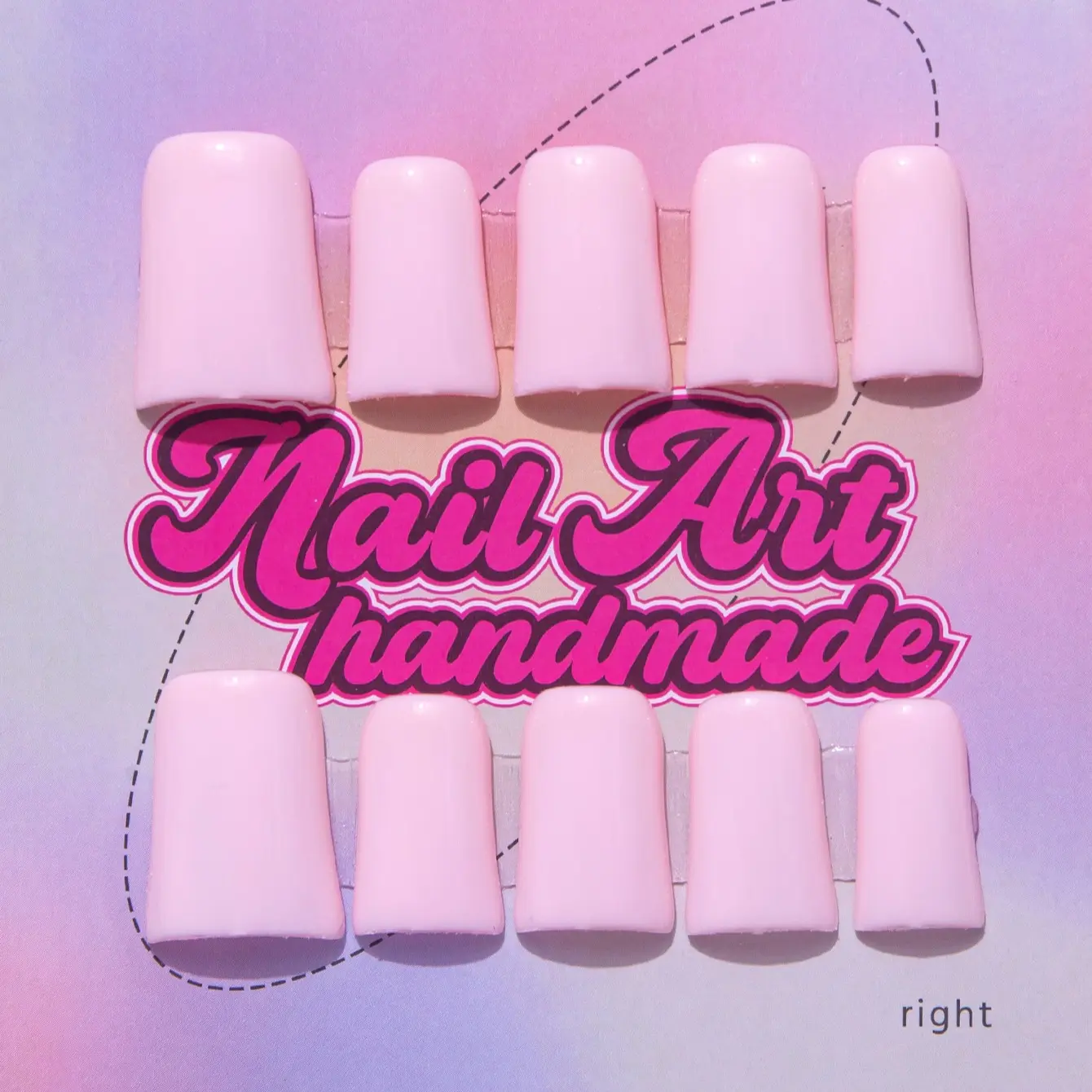 Delicatething Acrylic Nails Set, Y2K Style Duckbill Shape, Handmade Full Design, DIY Nail Art, Acrylic Nail Extensions, Perfect Gift for Women, Nail Tips Kit, Nail Extension Kit